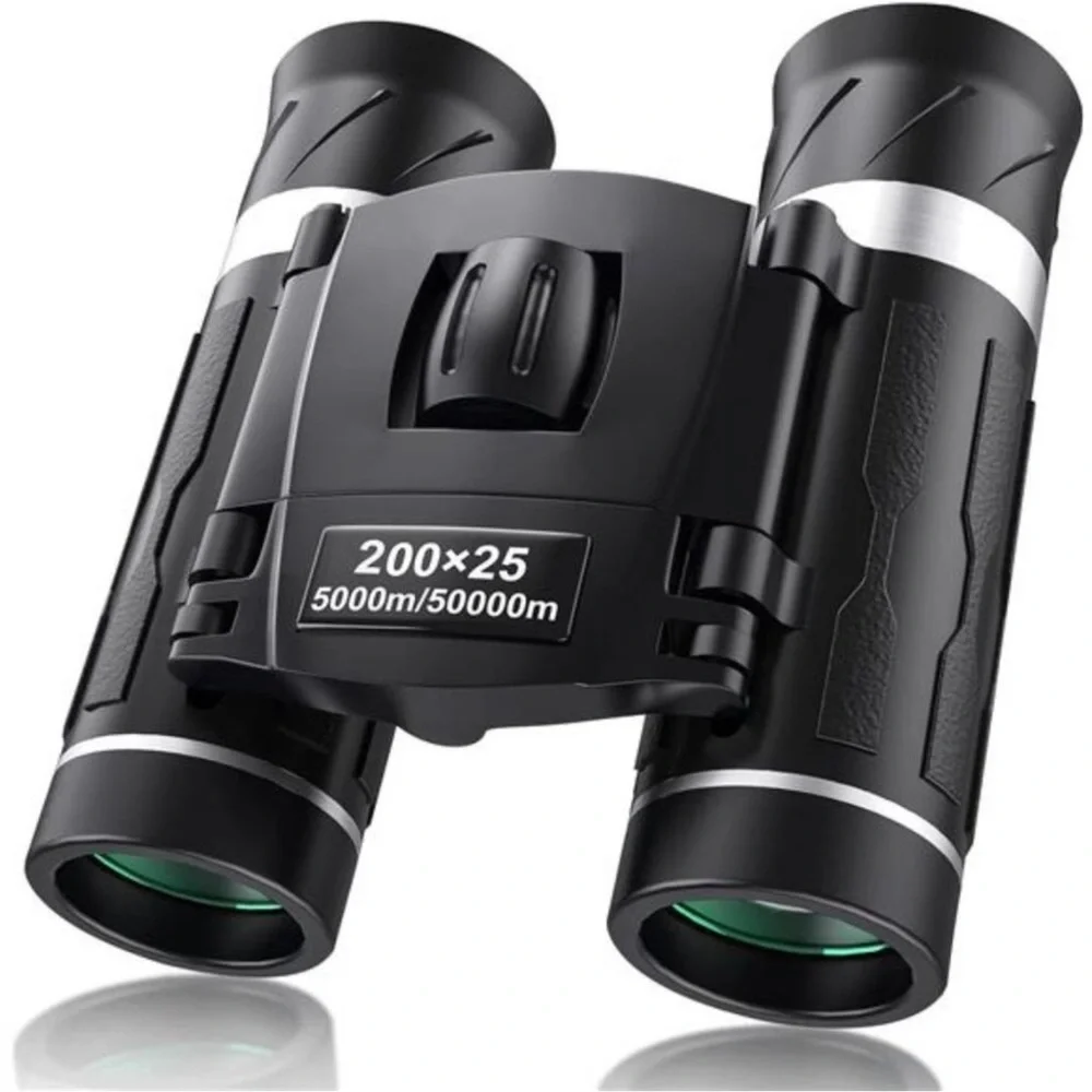 200x25 Compact Binoculars for Adults and Kids, High Powered Mini Pocket